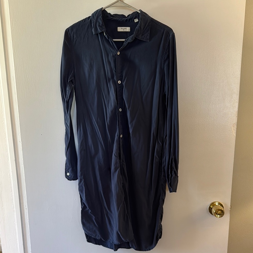 Billy Reid Tencel Button Up Dress